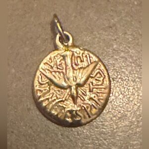 14k Solid Holy Spirit Bird Pendant Originally $375